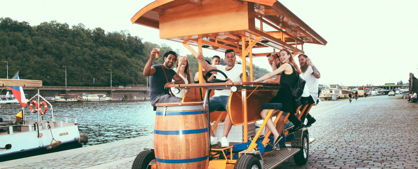 Beer Bike in Prague