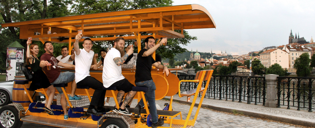 Beer Bike in Prague