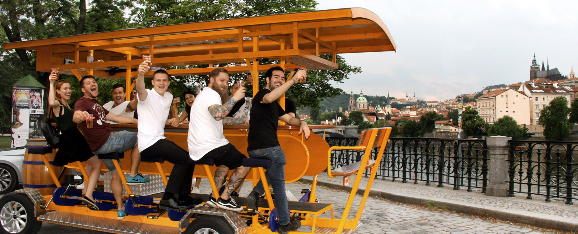 Beer Bike in Prague