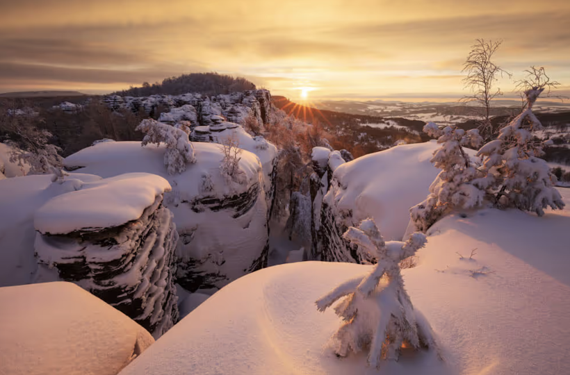 NARNIA and Bastei with hot wine