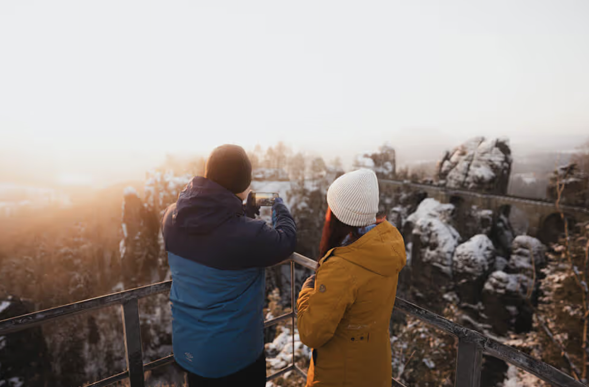 NARNIA and Bastei with hot wine