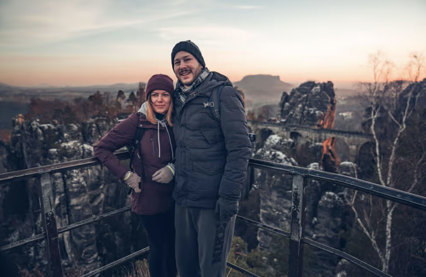 NARNIA and Bastei with hot wine