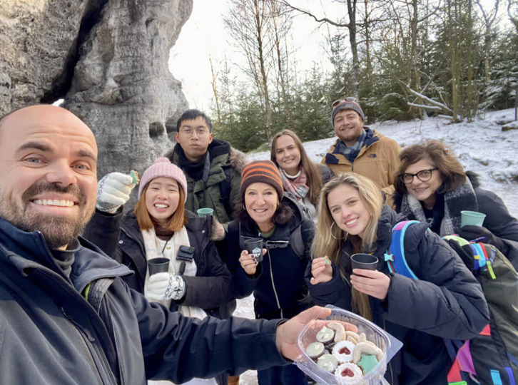 NARNIA and Bastei with hot wine