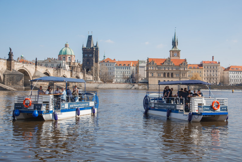 Prague Cycle Boat