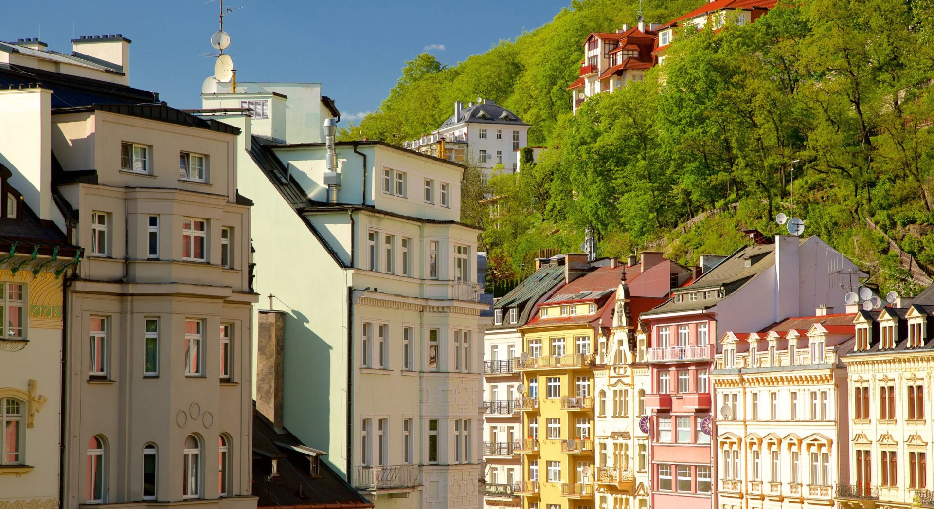 Karlovy Vary and watchtower Diana