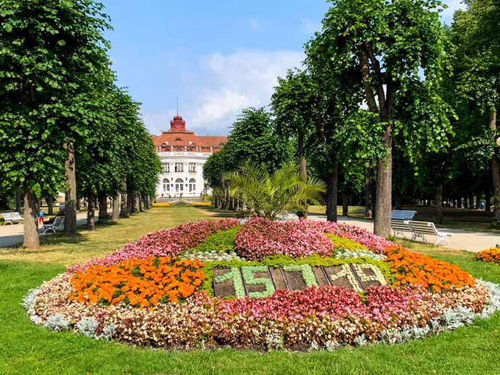 Karlovy Vary and watchtower Diana