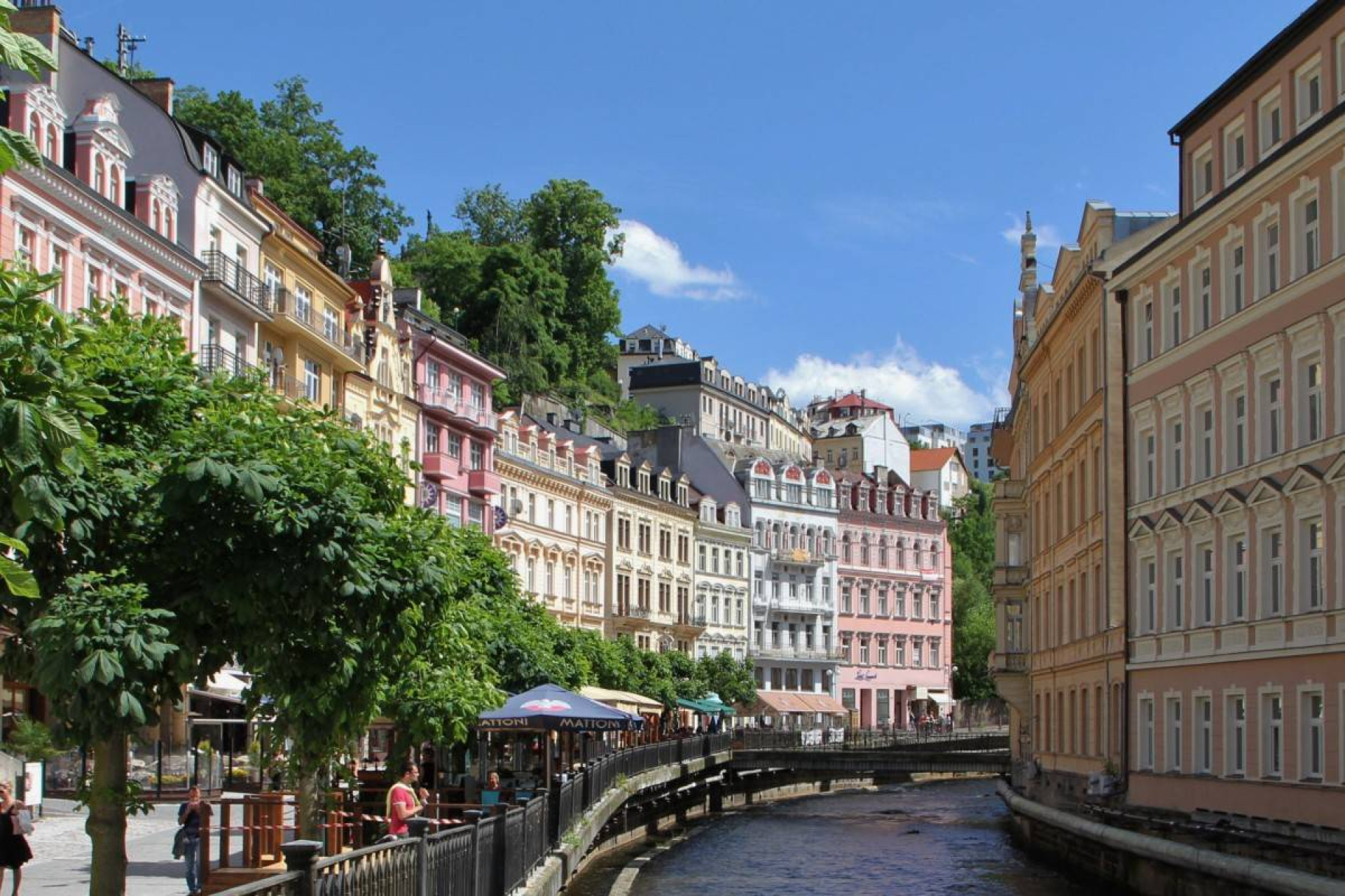 Karlovy Vary and watchtower Diana