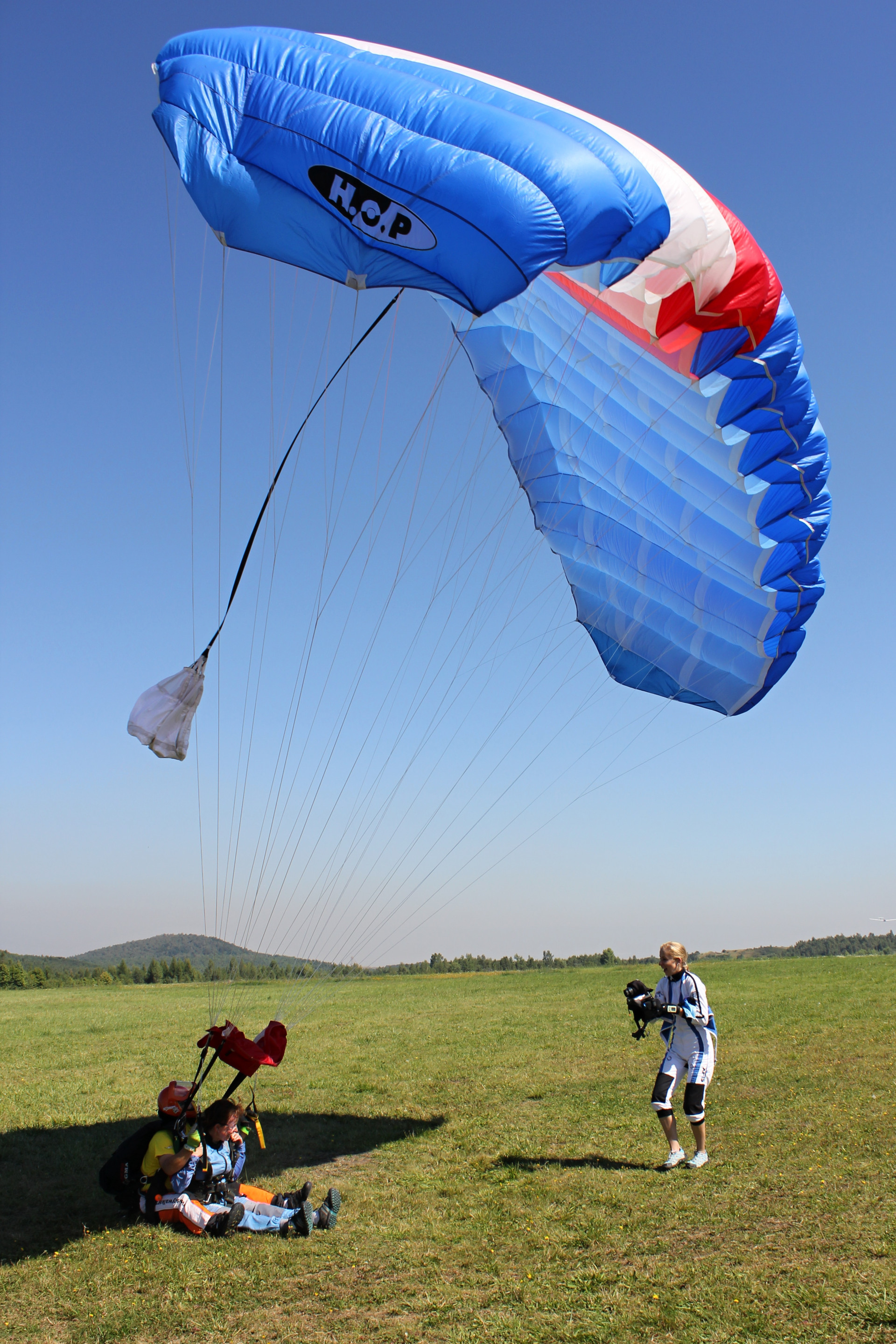 Skydiving in Prague