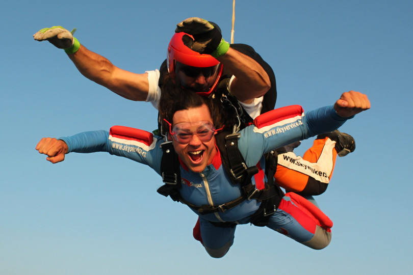 Skydiving in Prague