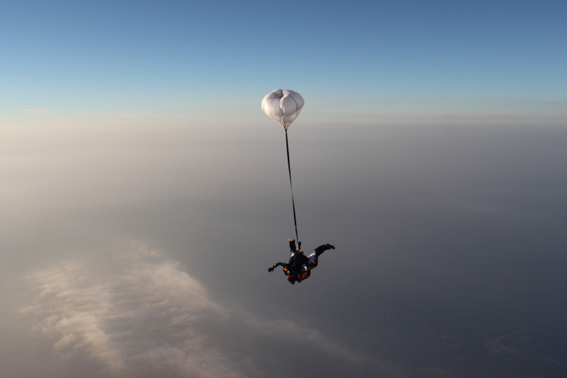 Skydiving in Prague