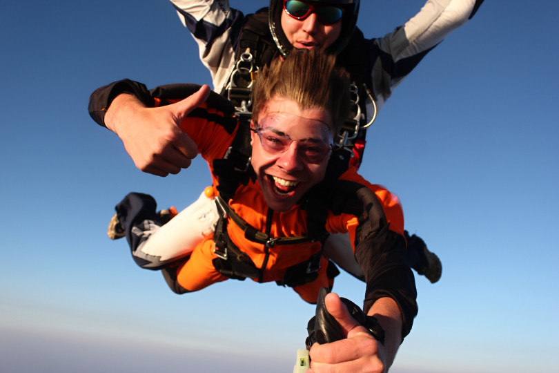 Skydiving in Prague