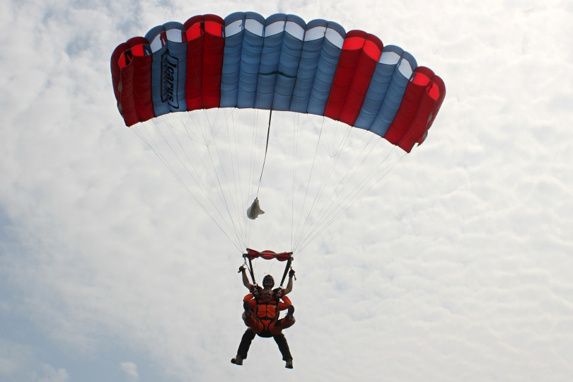 Skydiving in Prague
