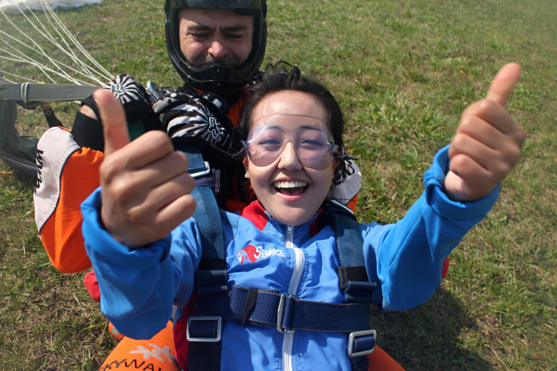 Skydiving in Prague