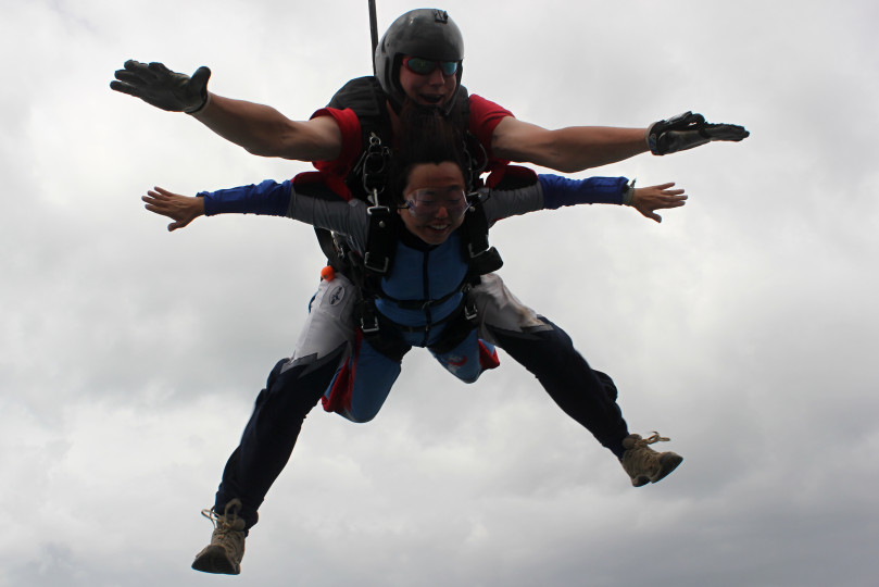 Skydiving in Prague