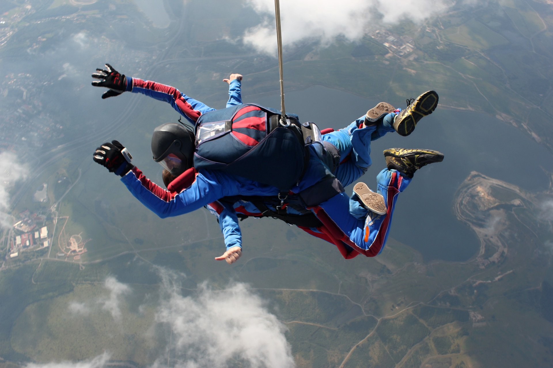 Skydiving in Prague