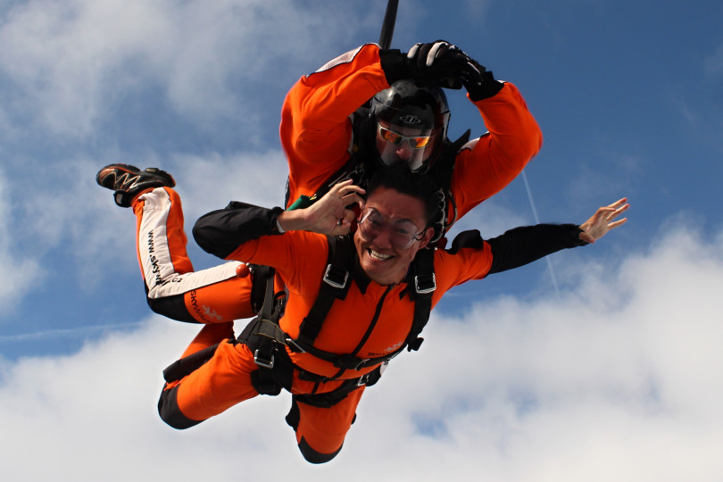 Skydiving in Prague