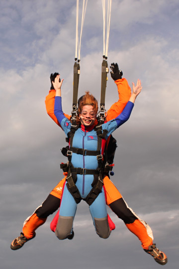 Skydiving in Prague