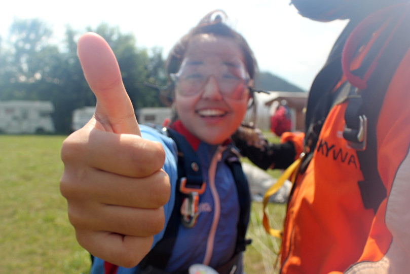 Skydiving in Prague