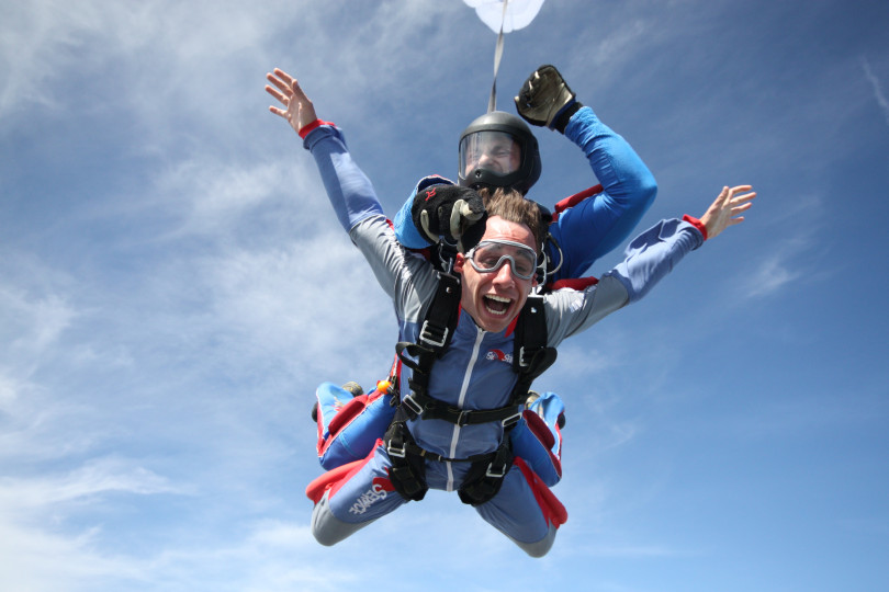 Skydiving in Prague
