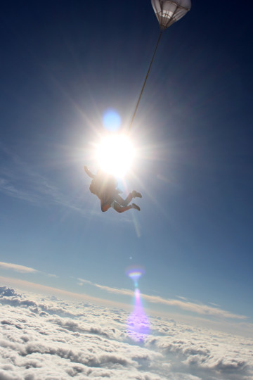 Skydiving in Prague