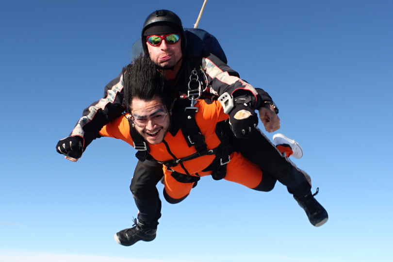 Skydiving in Prague
