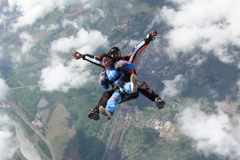 Skydiving in Prague