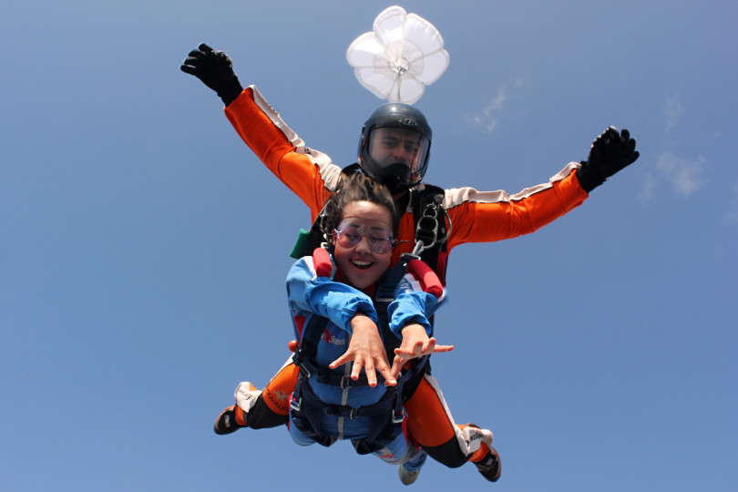 Skydiving in Prague