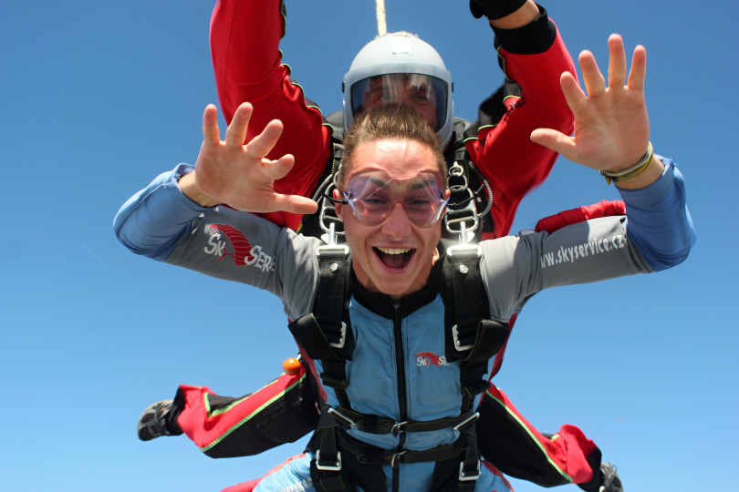 Skydiving in Prague