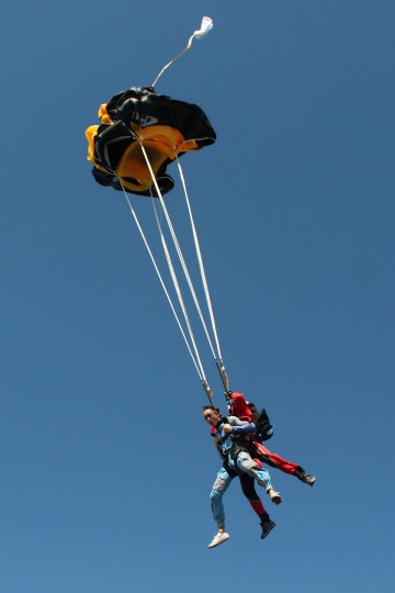 Skydiving in Prague