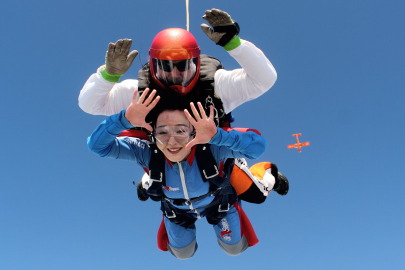 Skydiving in Prague