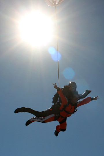 Skydiving in Prague