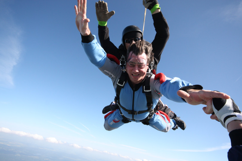Skydiving in Prague