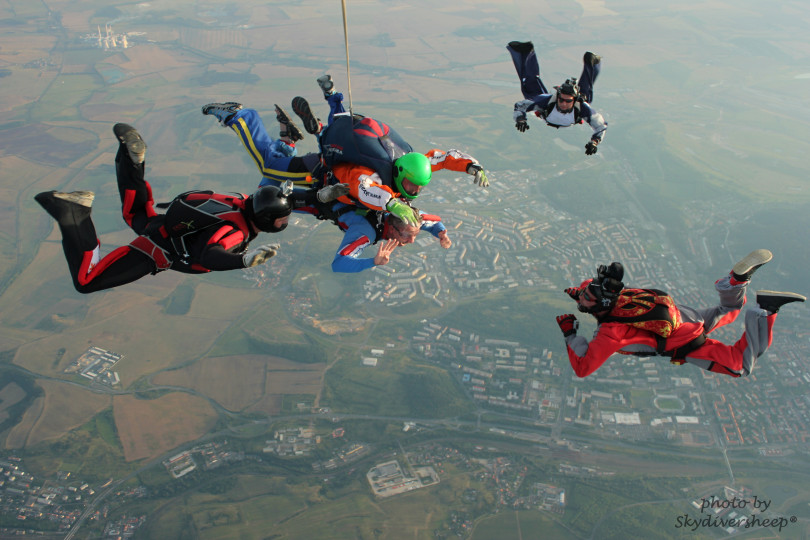 Skydiving in Prague