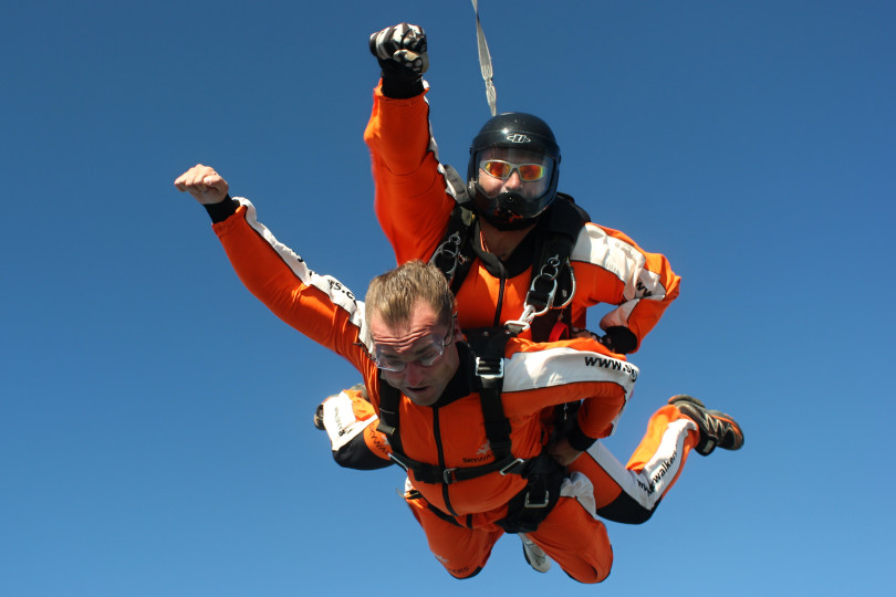 Skydiving in Prague