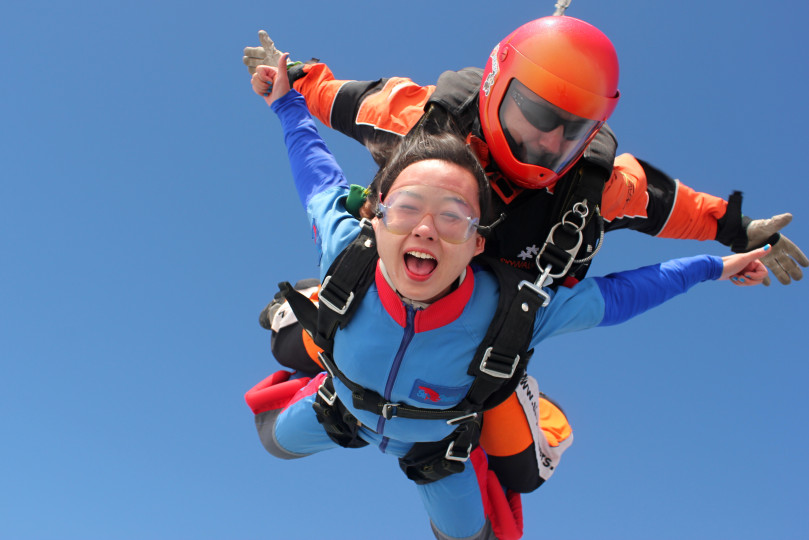 Skydiving in Prague