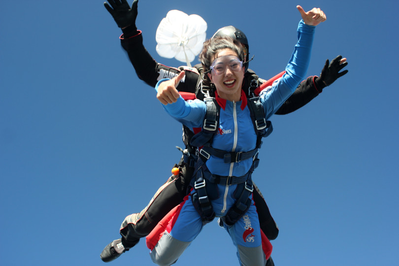 Skydiving in Prague
