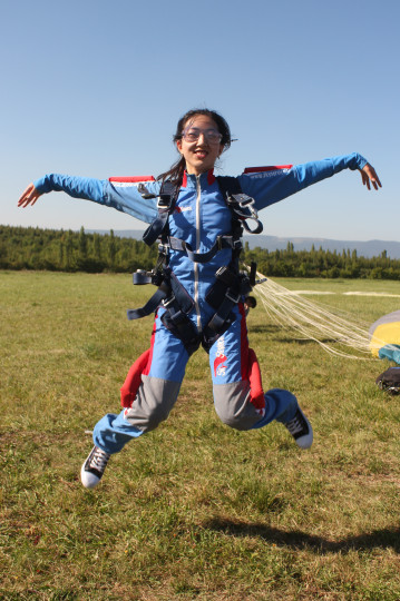 Skydiving in Prague