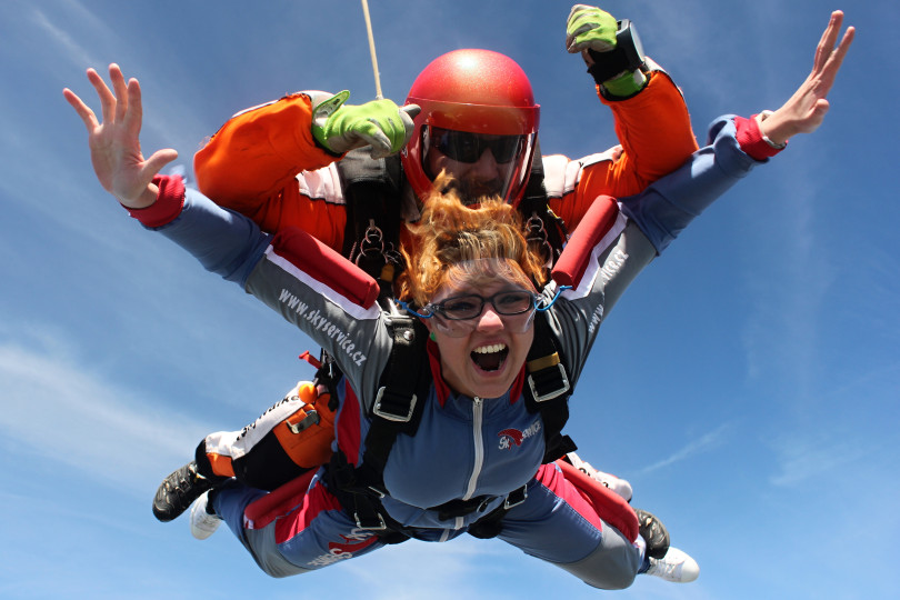 Skydiving in Prague