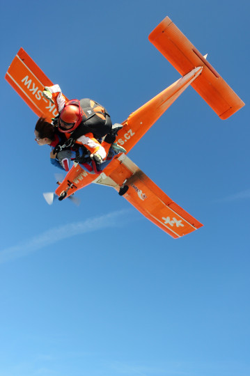 Skydiving in Prague